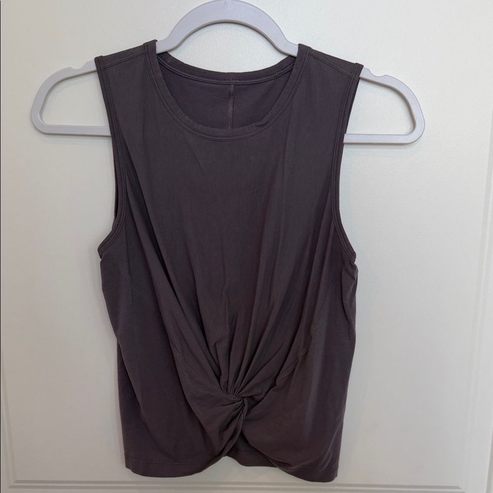 lululemon athletica Twist-Knot Sleeveless Tank - Charcoal
